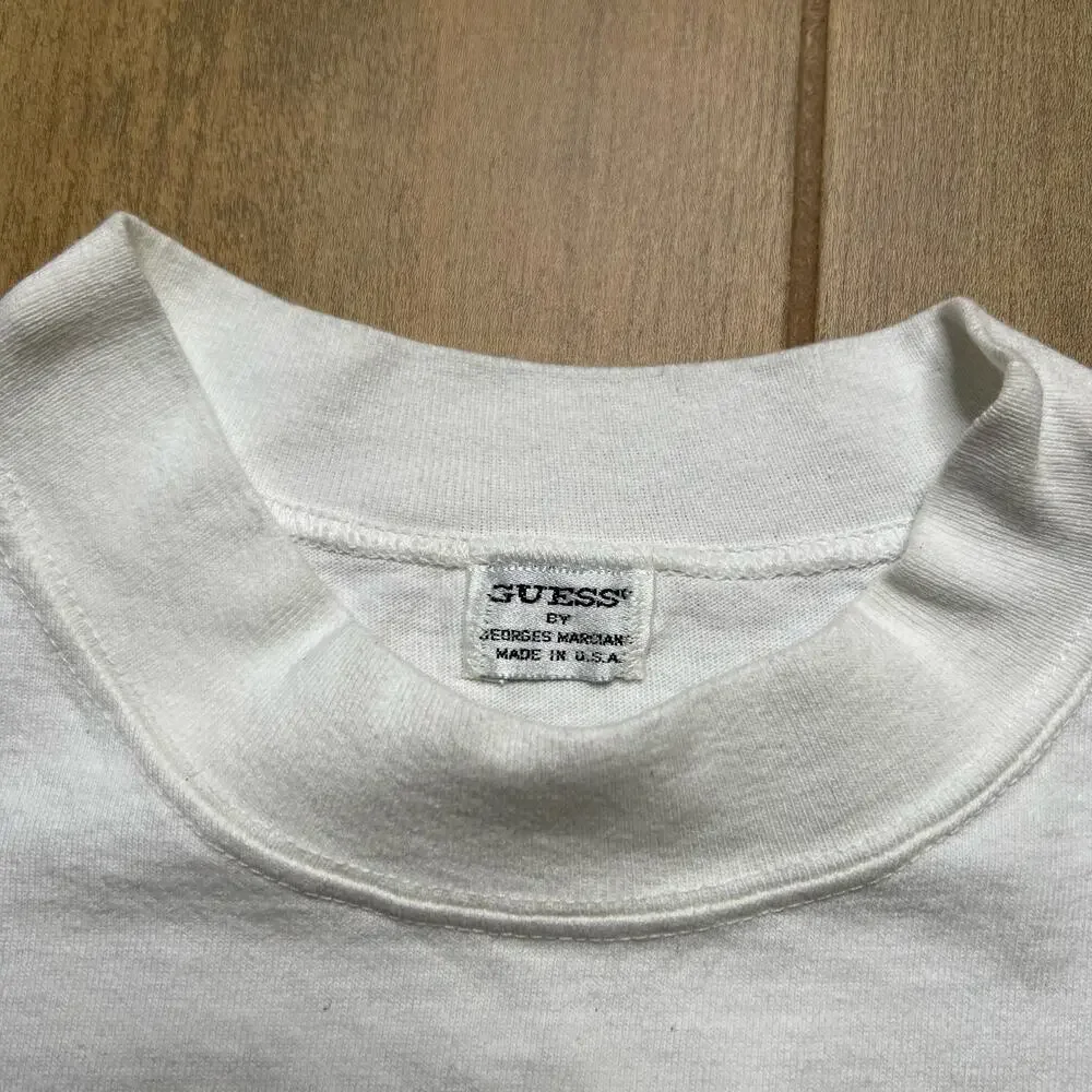 Vintage GUESS USA By Georges Marciano T Shirt 90s 1994 Single stitch Sz XL - Picture 4 of 10